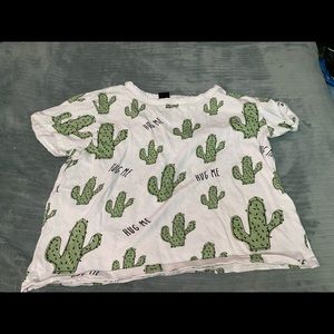 Cactus crop top